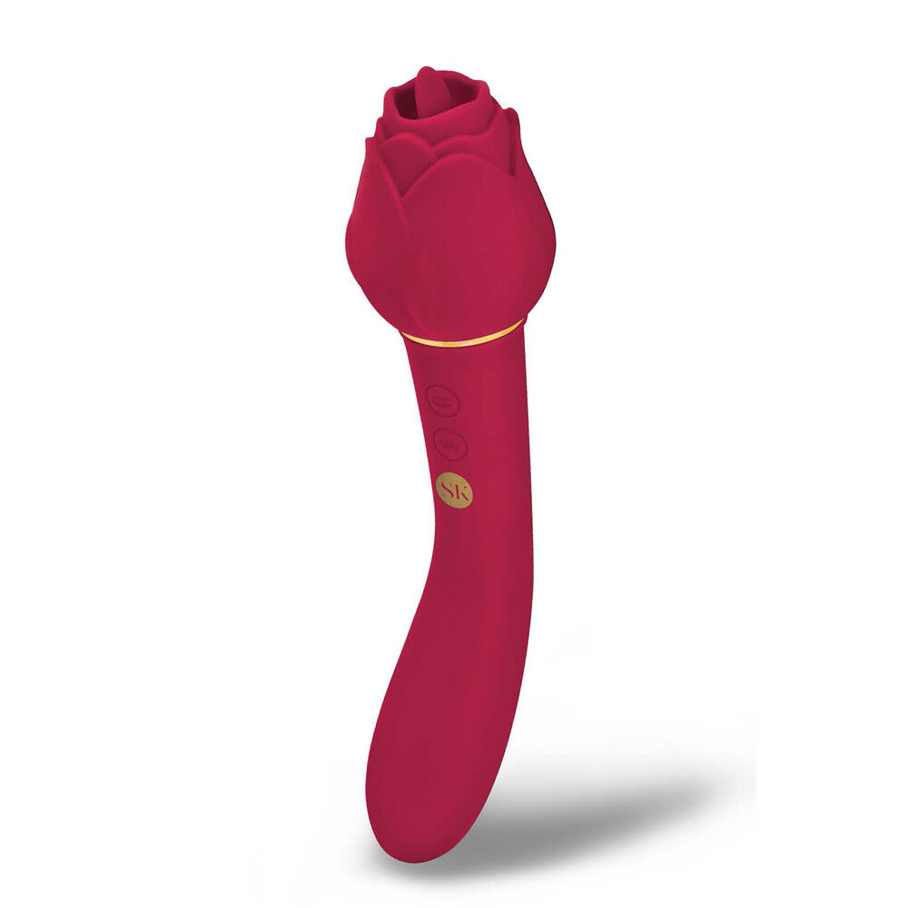 Vibrators, Sex Toy Kits and Sex Toys at Cloud9Adults - Secret Kisses Rosegasm Lingo Dual Ended - Buy Sex Toys Online