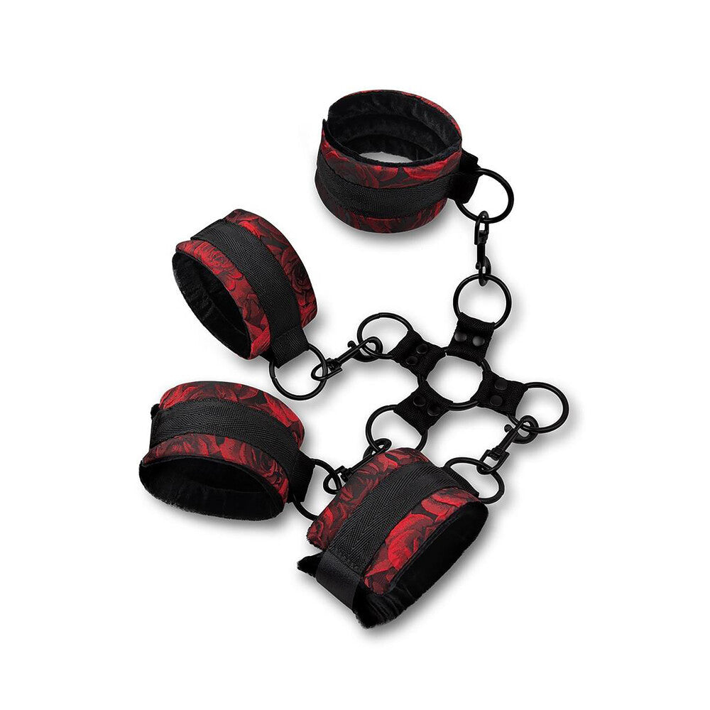 Vibrators, Sex Toy Kits and Sex Toys at Cloud9Adults - Secret Kisses Rosegasm Hogtie Set - Buy Sex Toys Online
