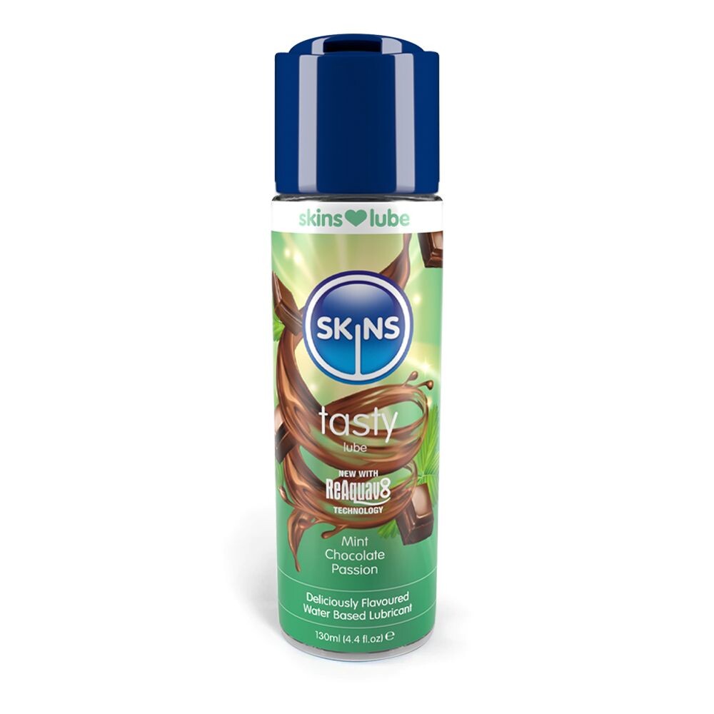 Vibrators, Sex Toy Kits and Sex Toys at Cloud9Adults - Skins Mint Chocolate Passion Waterbased Lubricant 130ml - Buy Sex Toys Online