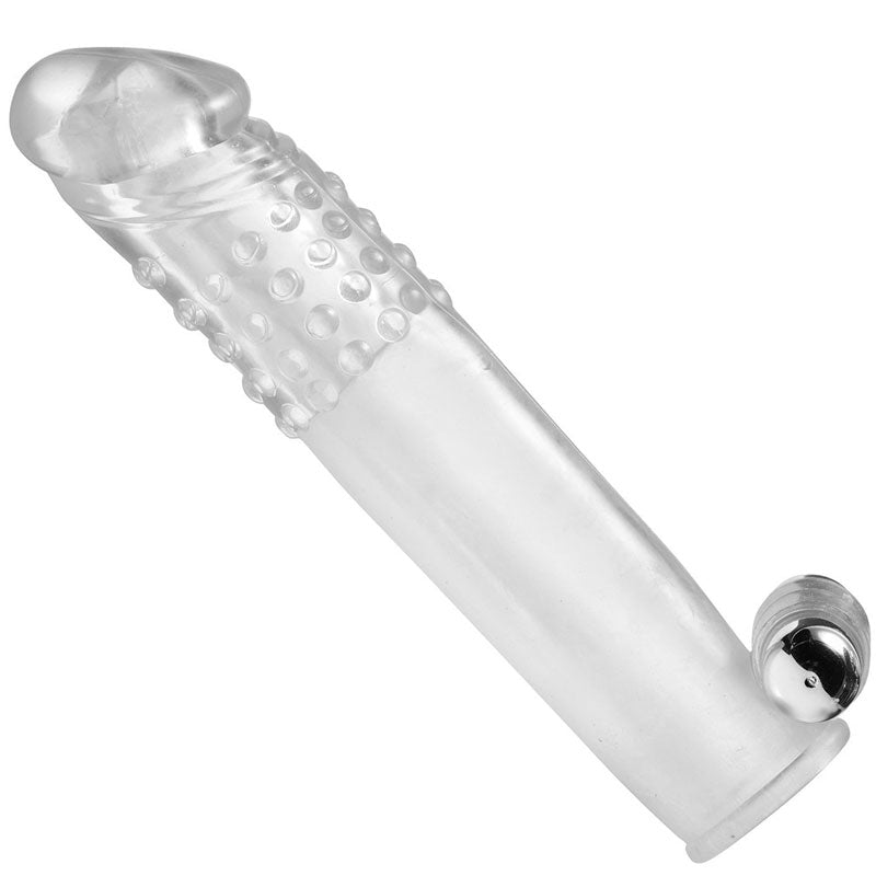 Vibrators, Sex Toy Kits and Sex Toys at Cloud9Adults - Size Matters Clear Vibrating Penis Sleeve - Buy Sex Toys Online