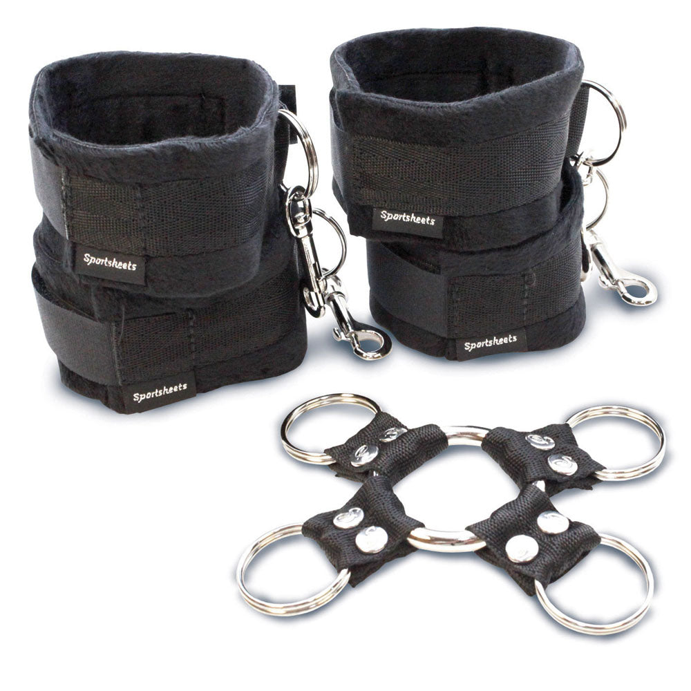 Vibrators, Sex Toy Kits and Sex Toys at Cloud9Adults - SportSheets 5 Piece Hog Tie And Cuff Set - Buy Sex Toys Online