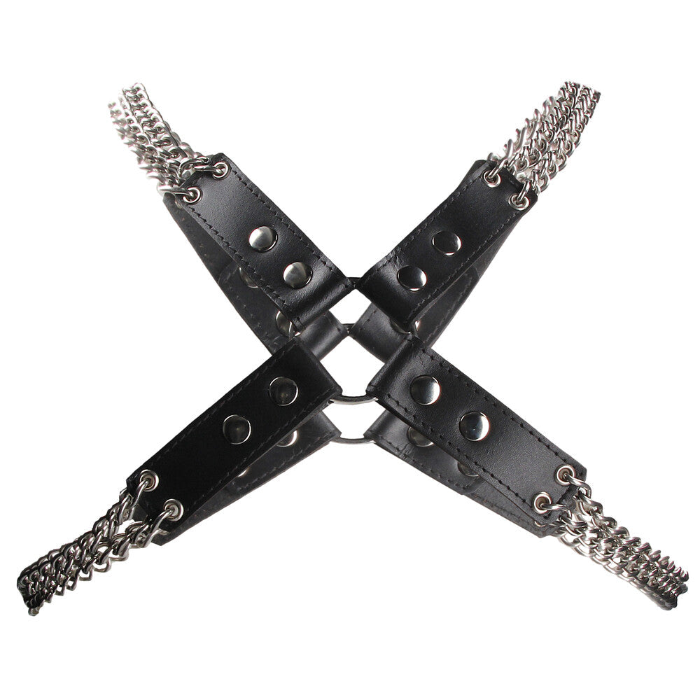 Vibrators, Sex Toy Kits and Sex Toys at Cloud9Adults - Heavy Duty Leather And Chain Body Harness - Buy Sex Toys Online