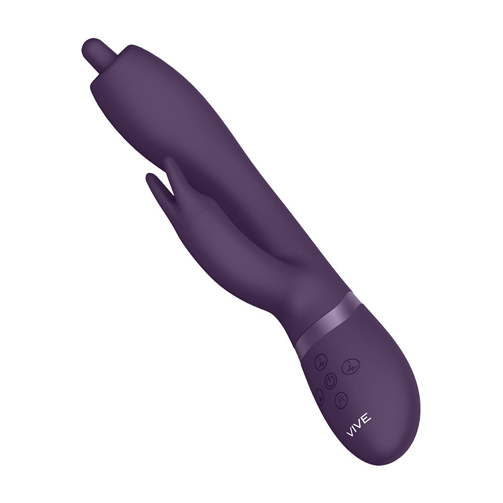 Vibrators, Sex Toy Kits and Sex Toys at Cloud9Adults - Vive Nilo Purple Pinpoint Rotating G Spot Rabbit - Buy Sex Toys Online