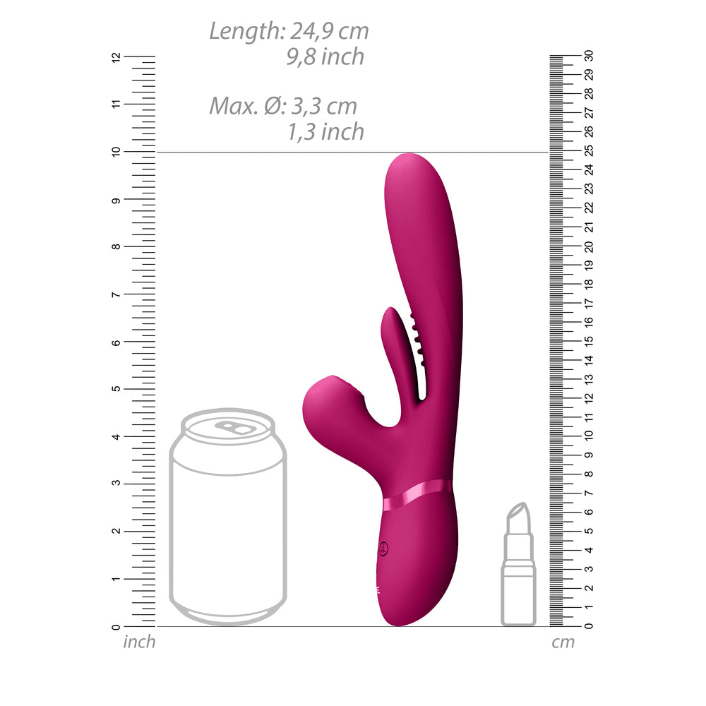 Vibrators, Sex Toy Kits and Sex Toys at Cloud9Adults - Vive Kura Triple Action Stimulator - Buy Sex Toys Online