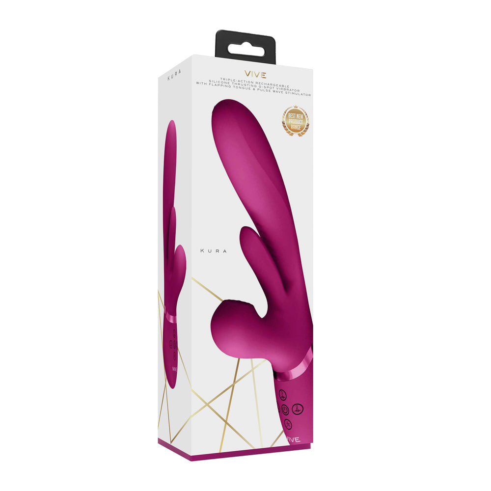 Vibrators, Sex Toy Kits and Sex Toys at Cloud9Adults - Vive Kura Triple Action Stimulator - Buy Sex Toys Online