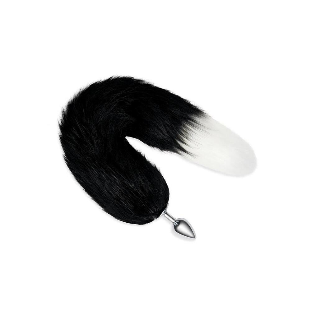Vibrators, Sex Toy Kits and Sex Toys at Cloud9Adults - Furry Tales Black Foxtail Butt Plug - Buy Sex Toys Online