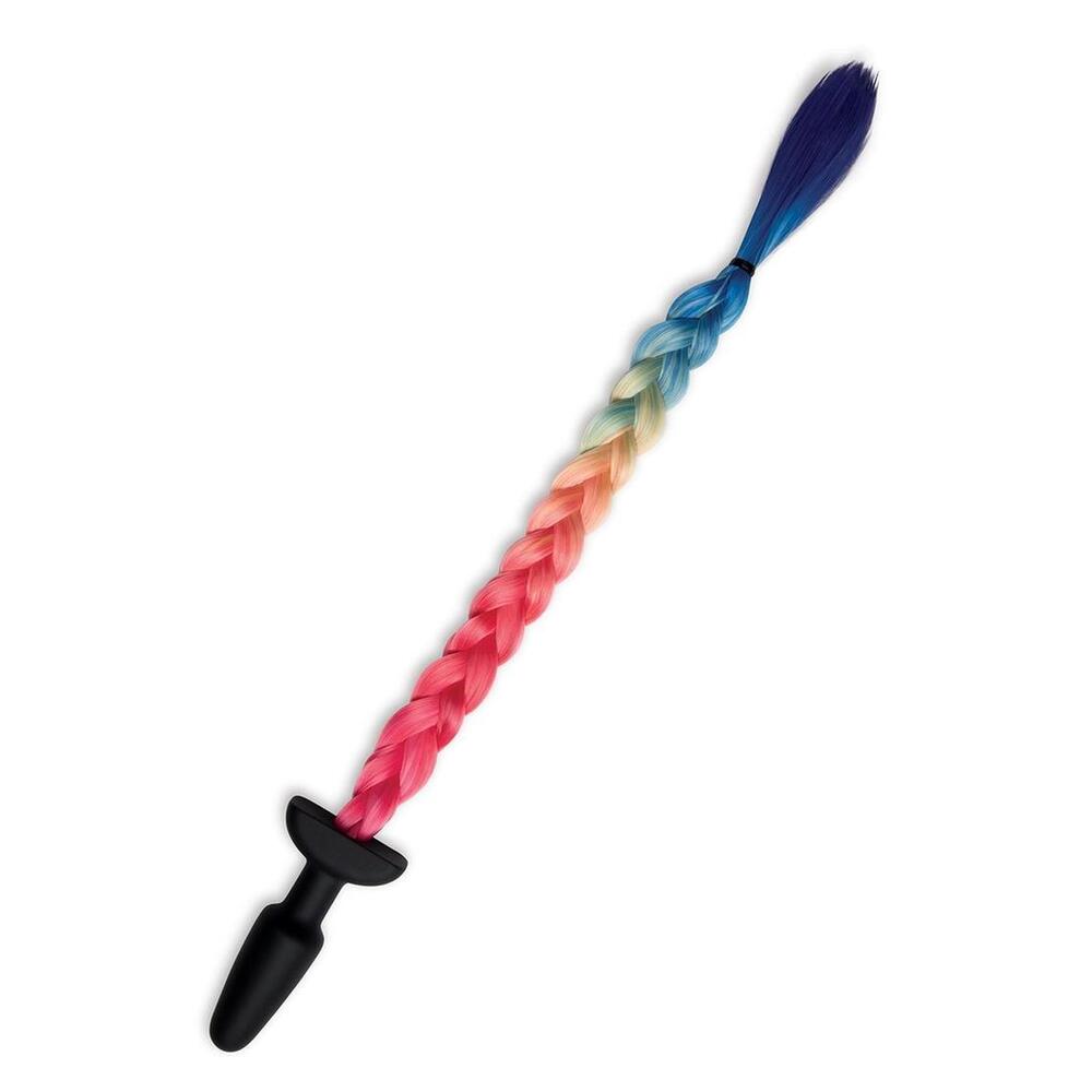 Vibrators, Sex Toy Kits and Sex Toys at Cloud9Adults - Furry Tales Rainbow Tail Butt Plug - Buy Sex Toys Online