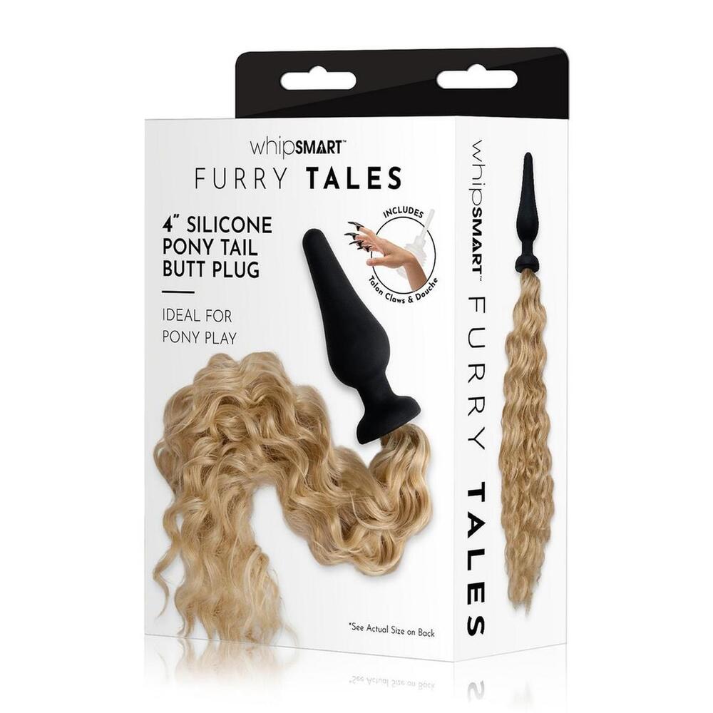 Vibrators, Sex Toy Kits and Sex Toys at Cloud9Adults - Furry Tales Silicone Pony Tail Butt Plug - Buy Sex Toys Online