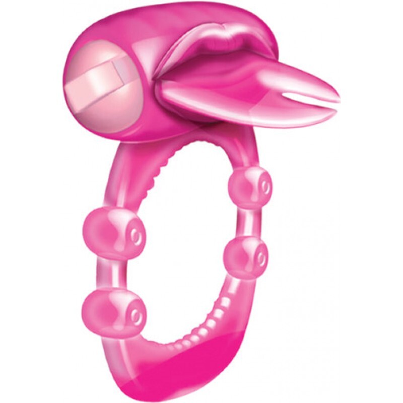 Vibrators, Sex Toy Kits and Sex Toys at Cloud9Adults - Forked Tongue Vibrating Silicone Cock Ring - Buy Sex Toys Online