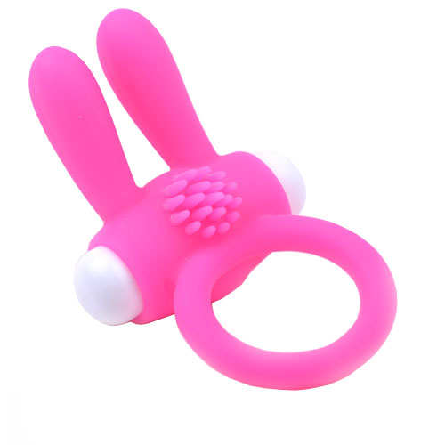 Vibrators, Sex Toy Kits and Sex Toys at Cloud9Adults - Cockring With Rabbit Ears Pink - Buy Sex Toys Online