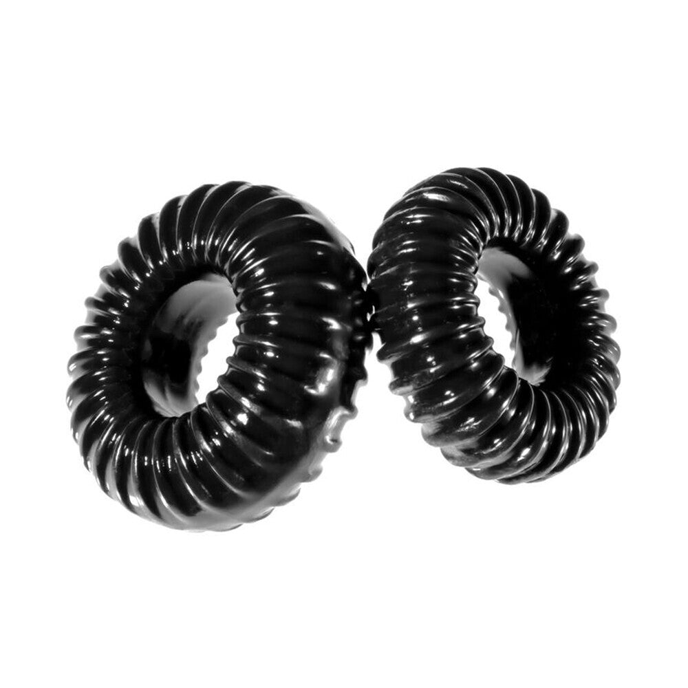 Vibrators, Sex Toy Kits and Sex Toys at Cloud9Adults - Perfect Fit XPlay Gear Slim Ribbed Cock Rings 2 Pack - Buy Sex Toys Online