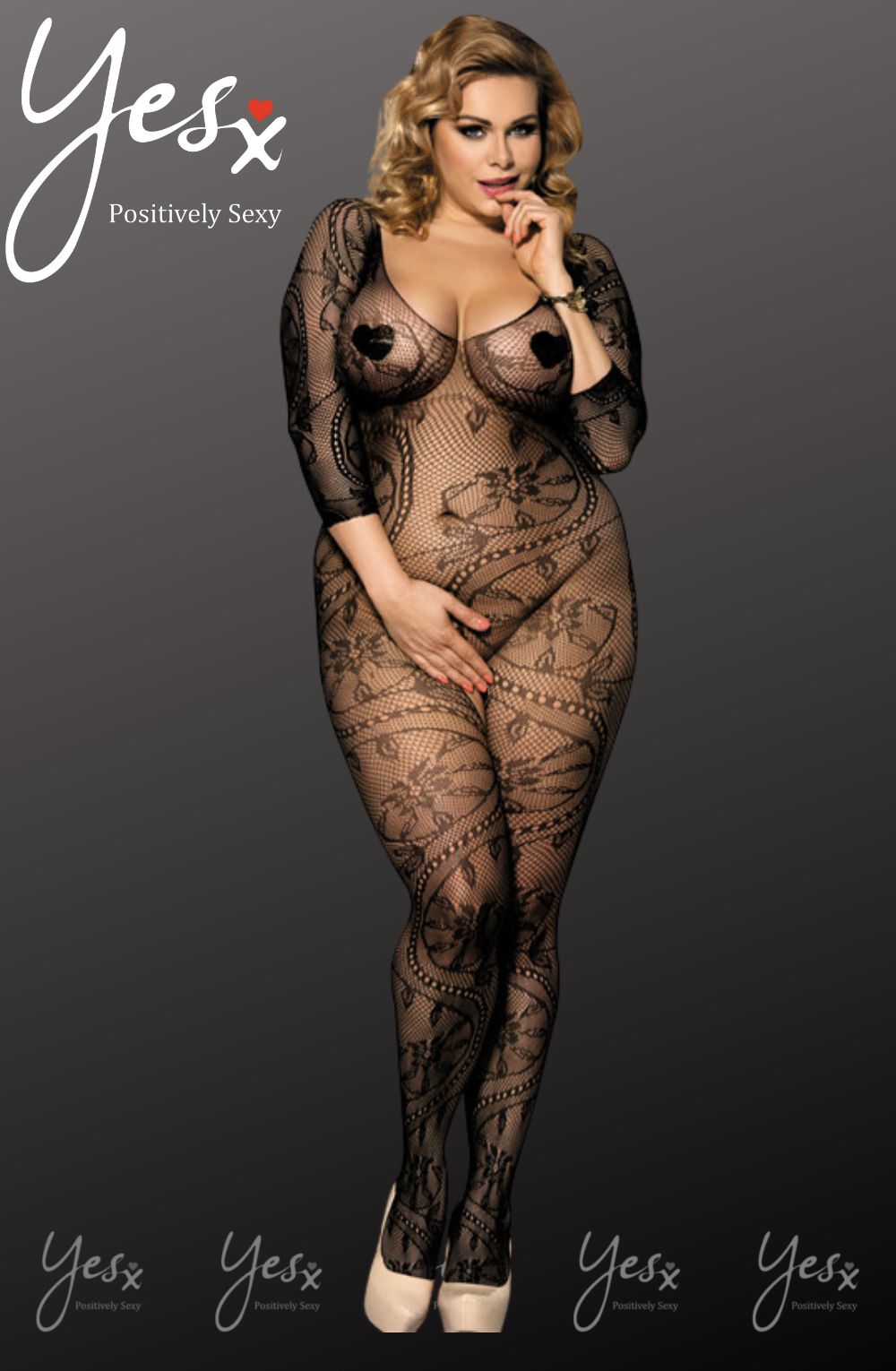 Vibrators, Sex Toy Kits and Sex Toys at Cloud9Adults - YesX YX812Q Bodystocking - Buy Sex Toys Online