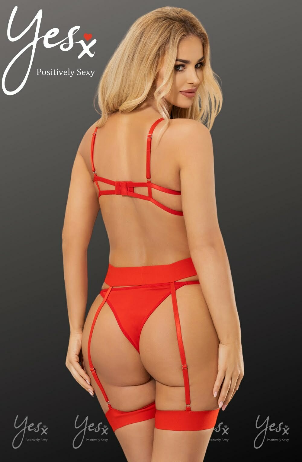 Vibrators, Sex Toy Kits and Sex Toys at Cloud9Adults - YesX YX845 Bra Set Red - Buy Sex Toys Online