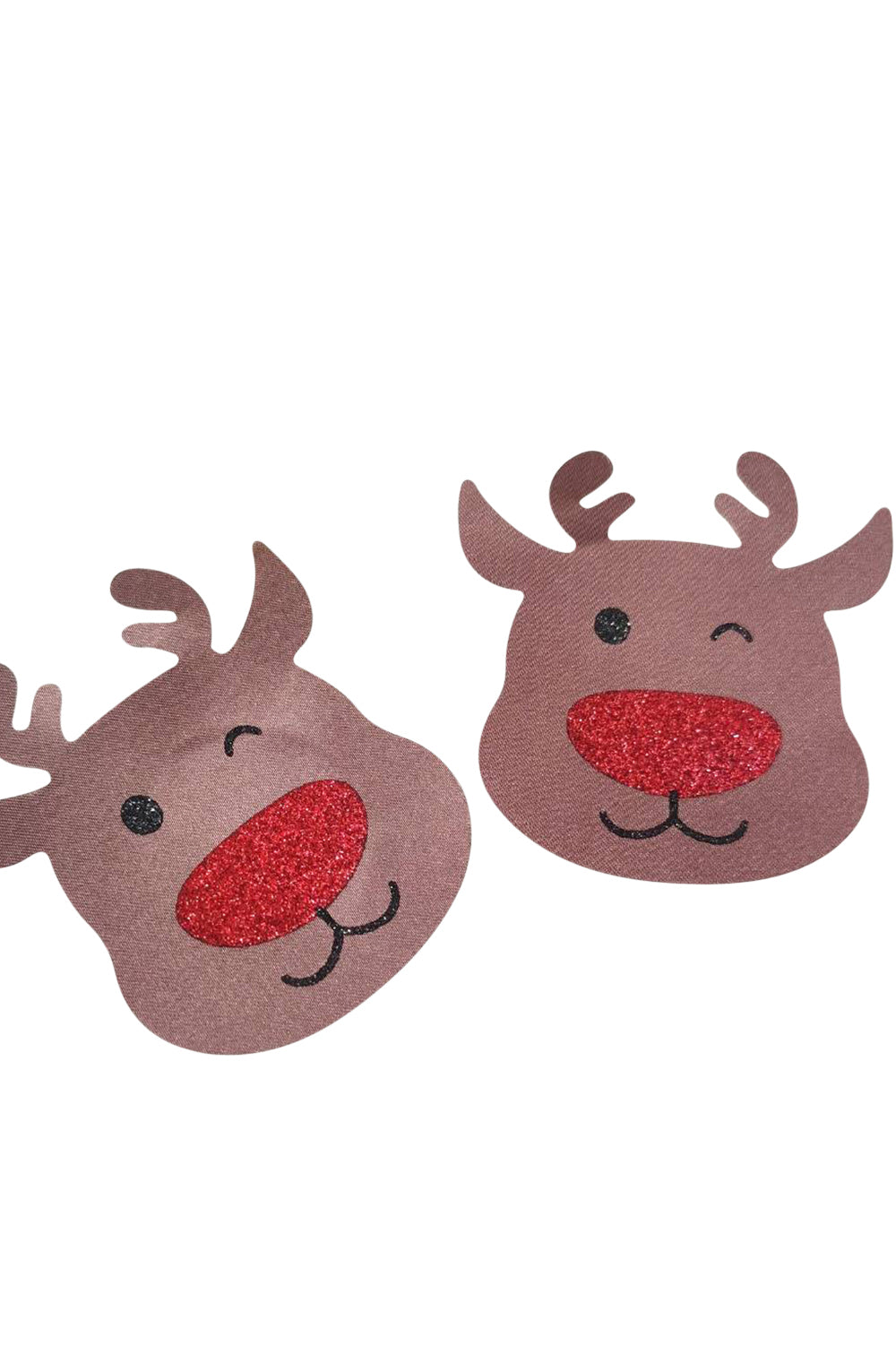 Vibrators, Sex Toy Kits and Sex Toys at Cloud9Adults - YesX YX960 Brown/Red Reindeer Nipple Covers - Buy Sex Toys Online