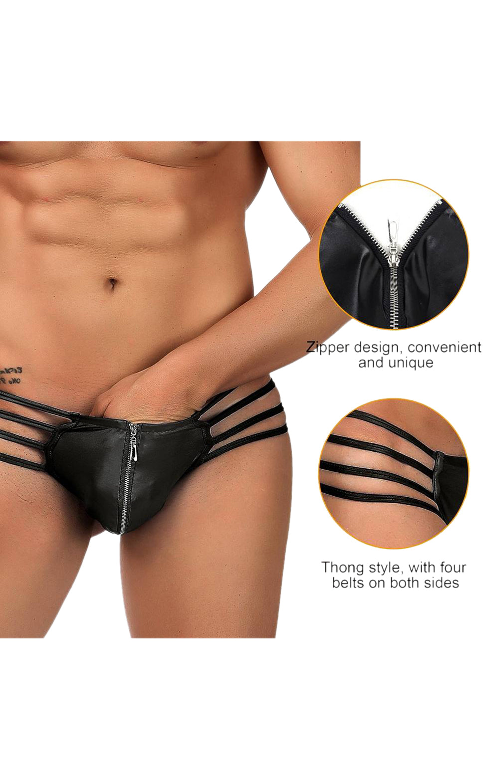 Vibrators, Sex Toy Kits and Sex Toys at Cloud9Adults - YesX YX971 Men's Thong Black - Buy Sex Toys Online