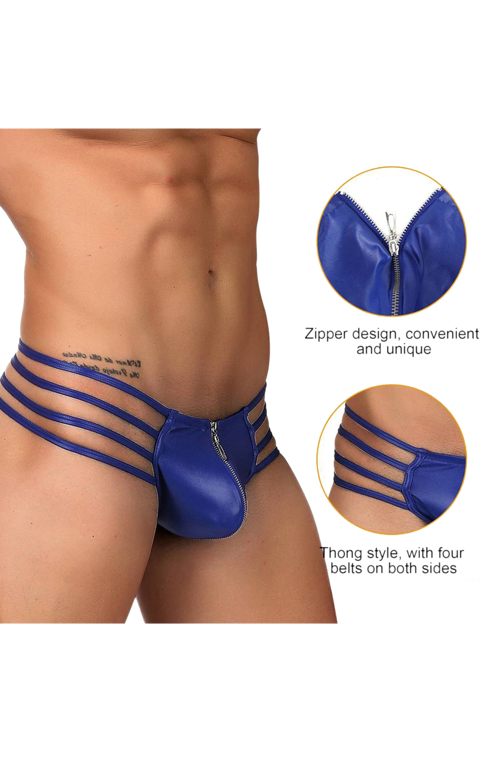 Vibrators, Sex Toy Kits and Sex Toys at Cloud9Adults - YesX YX972 Men's Thong Blue - Buy Sex Toys Online