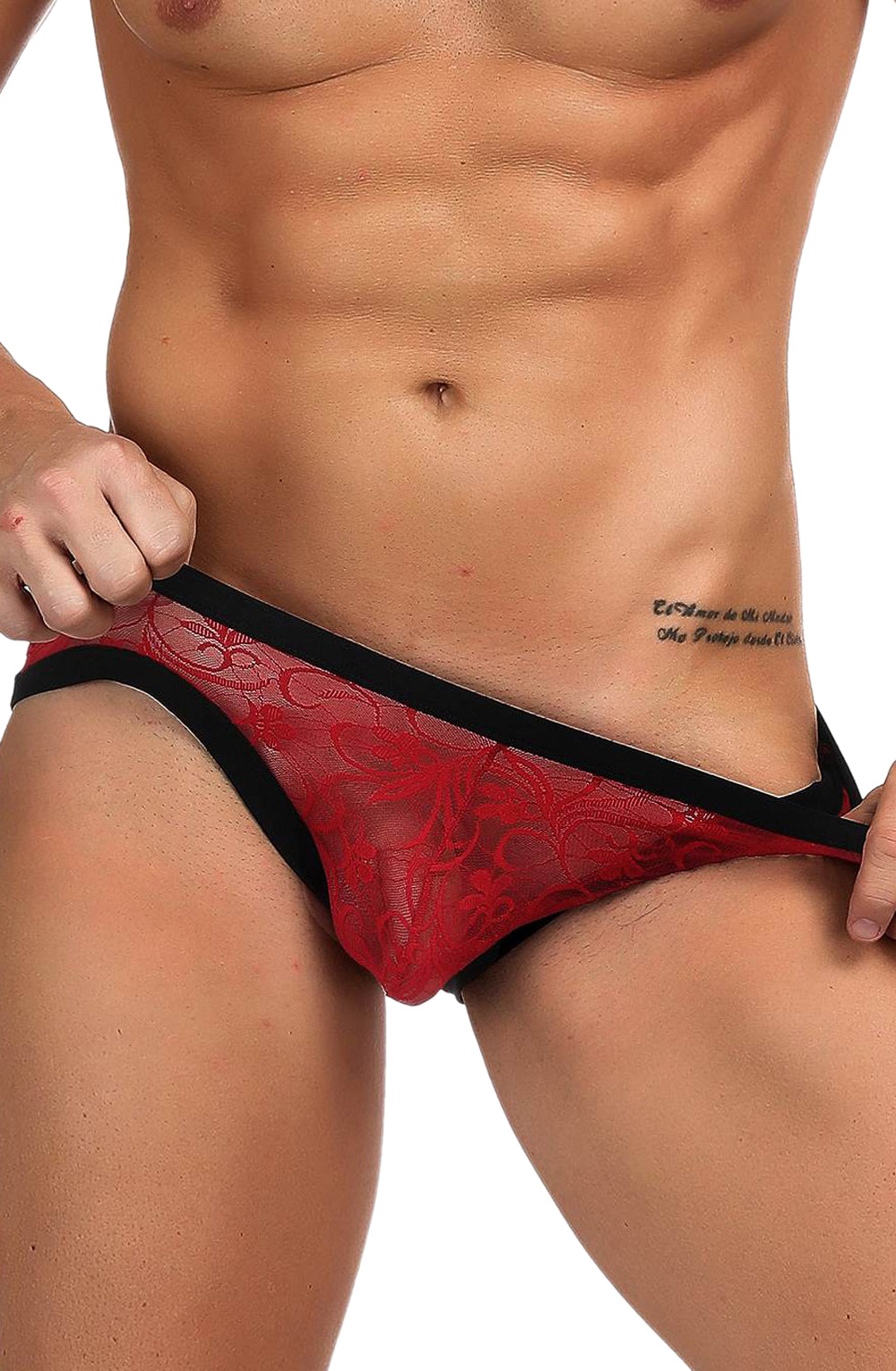 Vibrators, Sex Toy Kits and Sex Toys at Cloud9Adults - YesX YX974 Men's Brief Red/Black - Buy Sex Toys Online