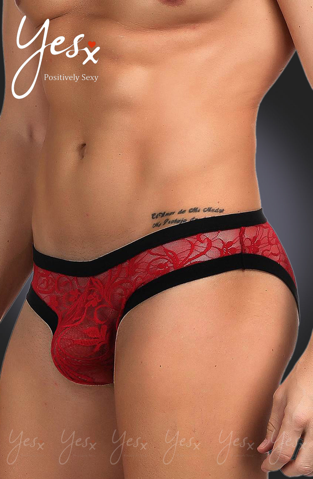 Vibrators, Sex Toy Kits and Sex Toys at Cloud9Adults - YesX YX974 Men's Brief Red/Black - Buy Sex Toys Online