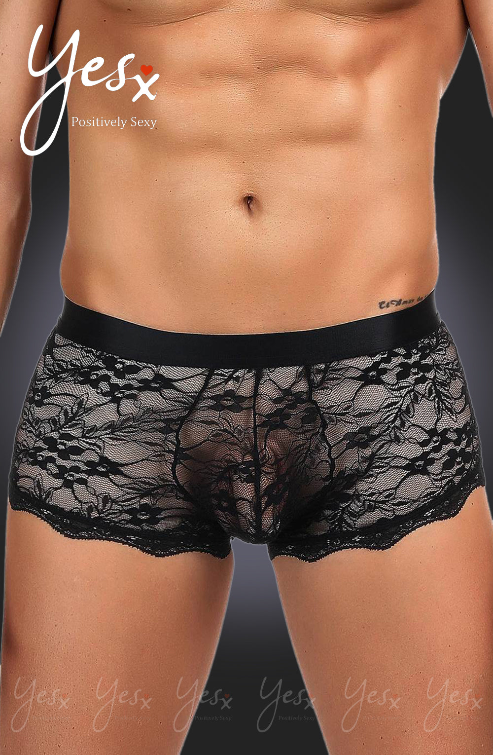 Vibrators, Sex Toy Kits and Sex Toys at Cloud9Adults - YesX YX975 Men's Boxer Brief Black - Buy Sex Toys Online