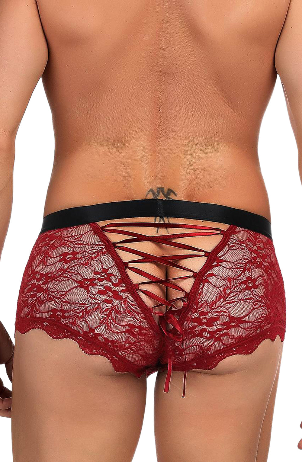 Vibrators, Sex Toy Kits and Sex Toys at Cloud9Adults - YesX YX976 Mens Boxer Brief Red/Black - Buy Sex Toys Online