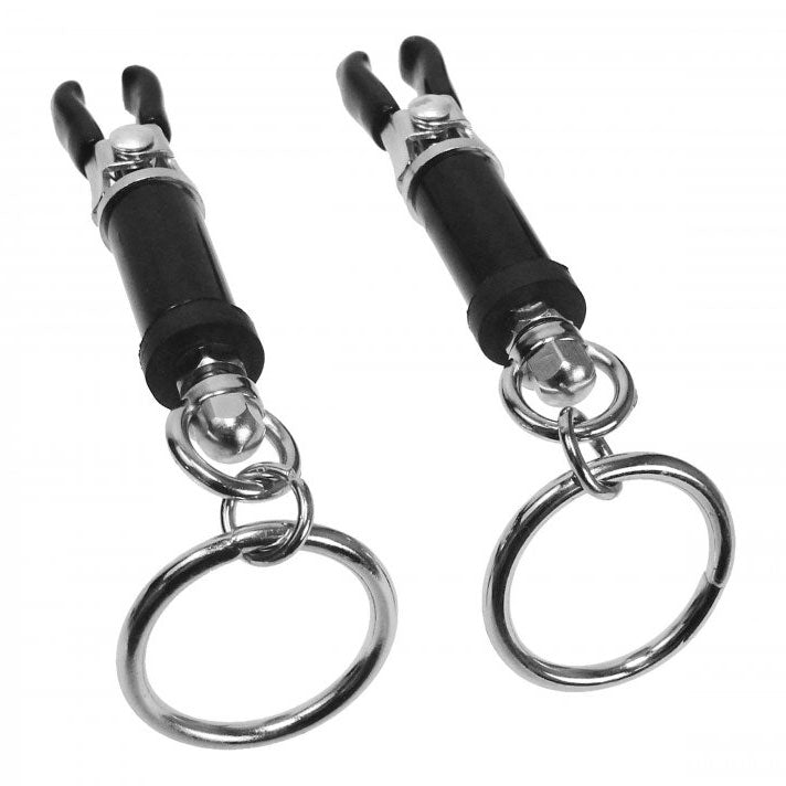 Vibrators, Sex Toy Kits and Sex Toys at Cloud9Adults - Bondage Ring Barrel Nipple Clamps - Buy Sex Toys Online