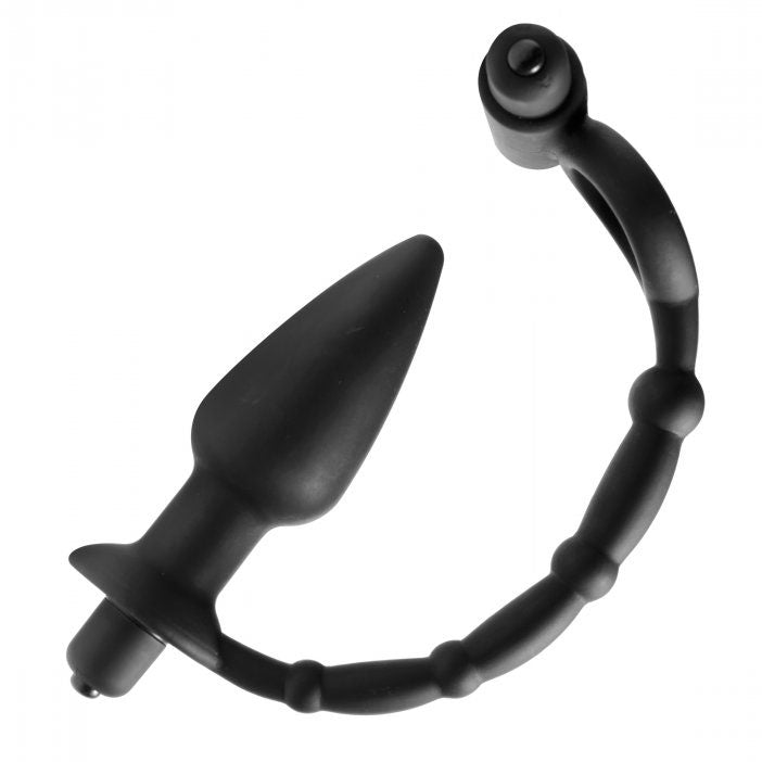 Vibrators, Sex Toy Kits and Sex Toys at Cloud9Adults - Viaticus Dual Cock Ring And Anal Plug Vibrator - Buy Sex Toys Online