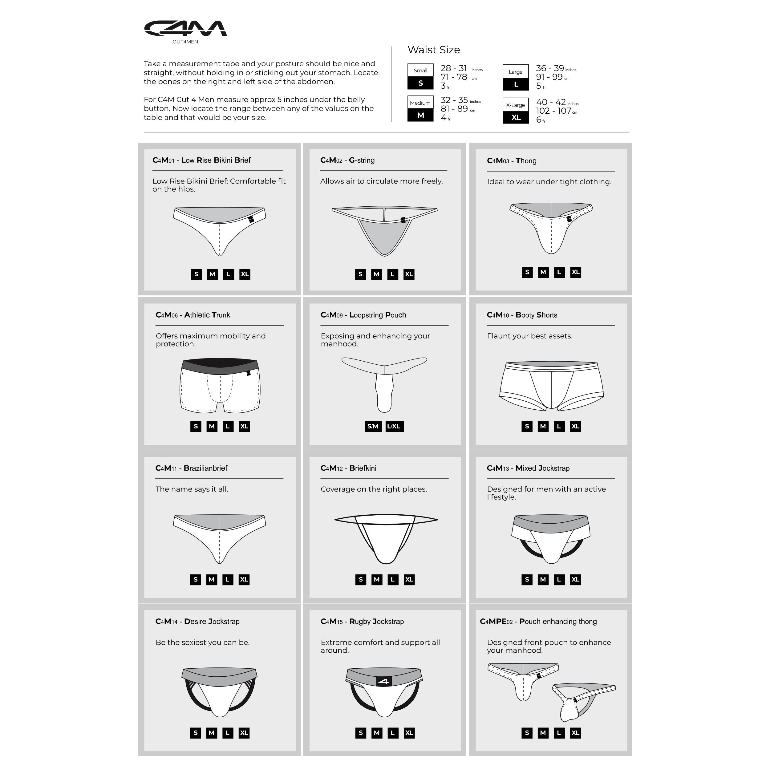 Vibrators, Sex Toy Kits and Sex Toys at Cloud9Adults - C4M Pouch Enhancing Thong Pearl Extra Large - Buy Sex Toys Online