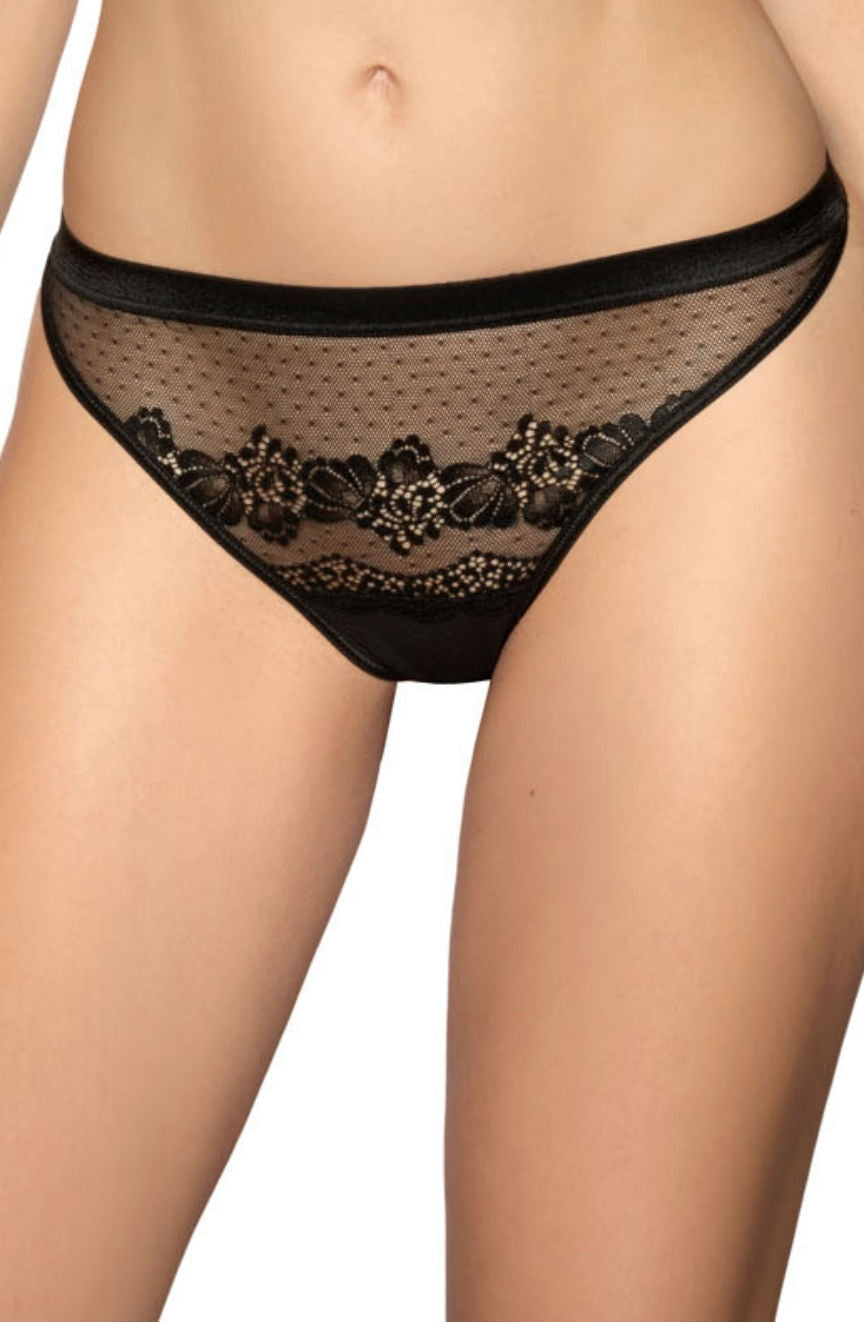 Vibrators, Sex Toy Kits and Sex Toys at Cloud9Adults - Roza Ellba Black Thong - Buy Sex Toys Online