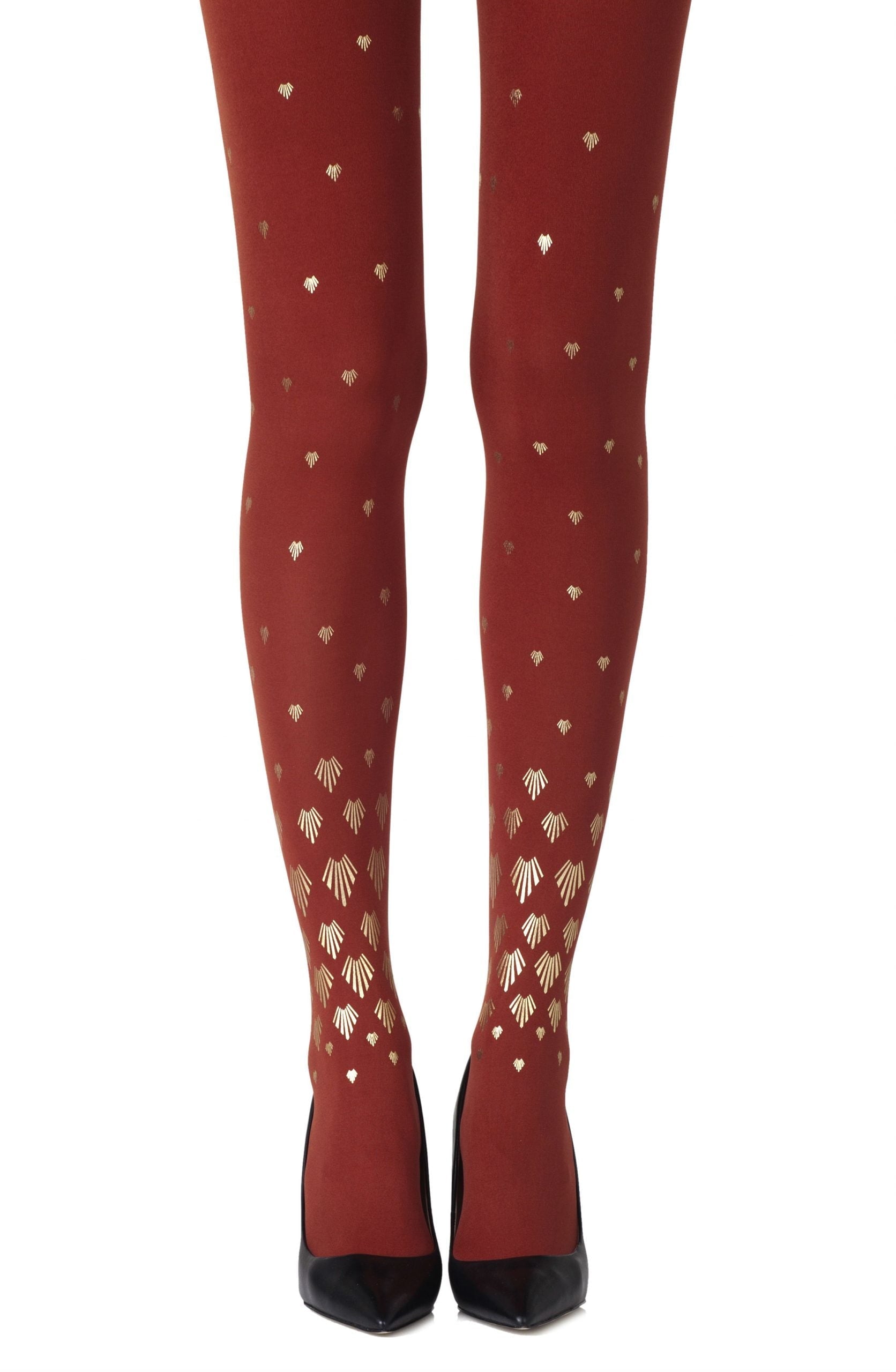 Vibrators, Sex Toy Kits and Sex Toys at Cloud9Adults - Zohara "Shell Out" Rust Print Tights - Buy Sex Toys Online