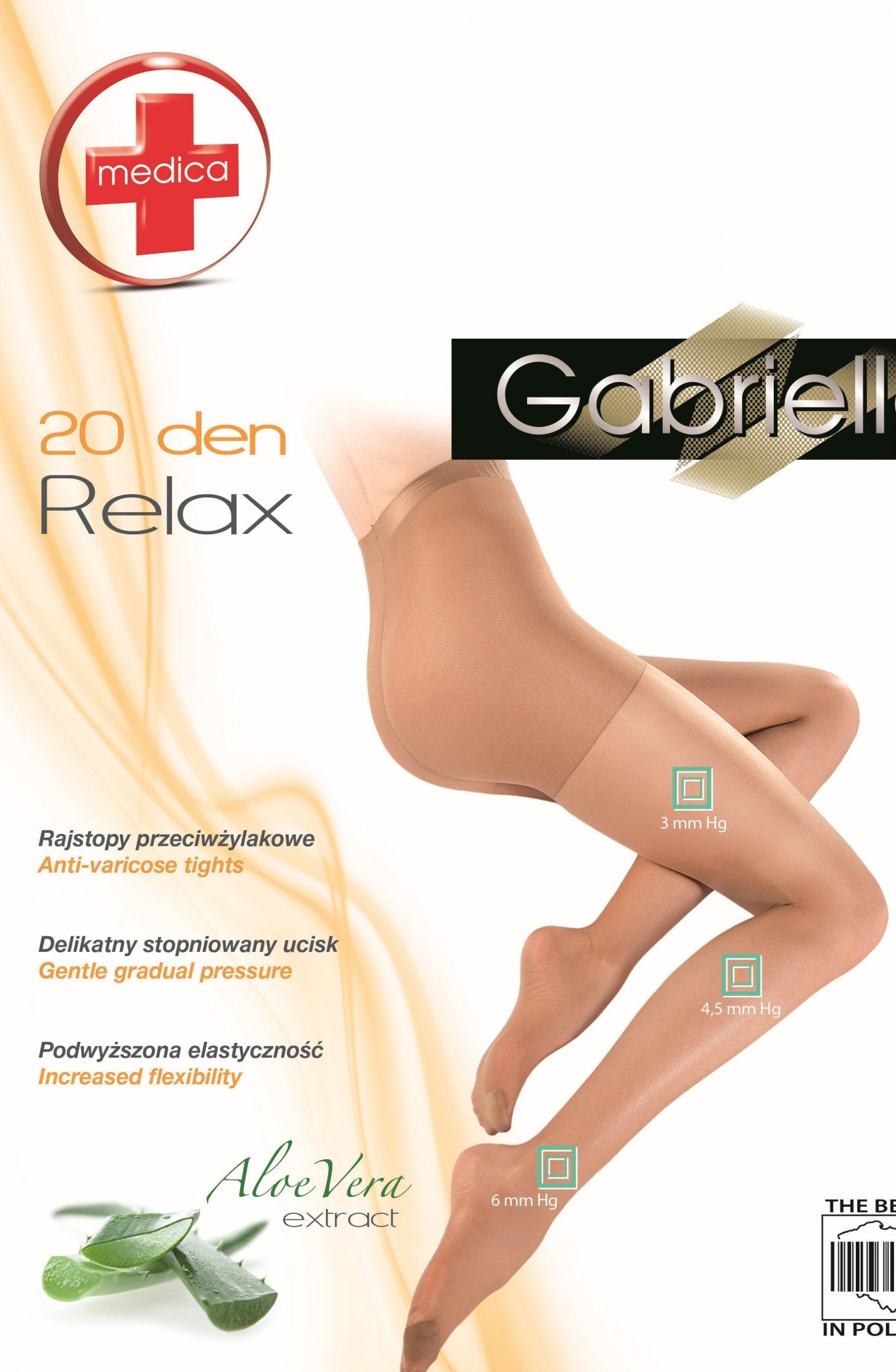 Vibrators, Sex Toy Kits and Sex Toys at Cloud9Adults - Gabriella Classic Medica Relax 110 Tights Beige - Buy Sex Toys Online