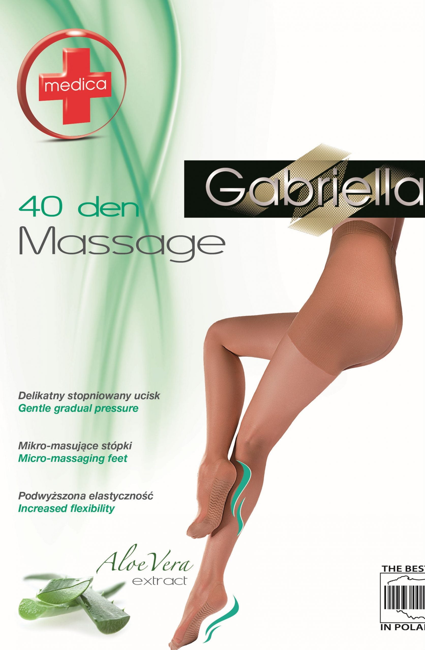 Vibrators, Sex Toy Kits and Sex Toys at Cloud9Adults - Gabriella Classic Massage 118 Tights Beige - Buy Sex Toys Online