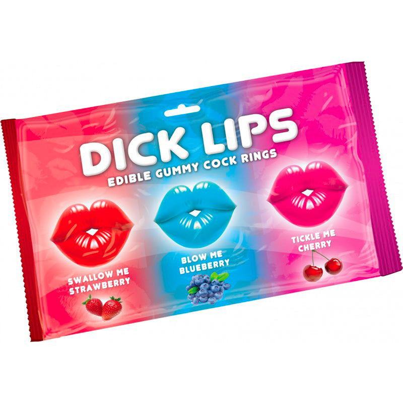 Vibrators, Sex Toy Kits and Sex Toys at Cloud9Adults - Dick Lips Edible Gummy Cock Rings - Buy Sex Toys Online