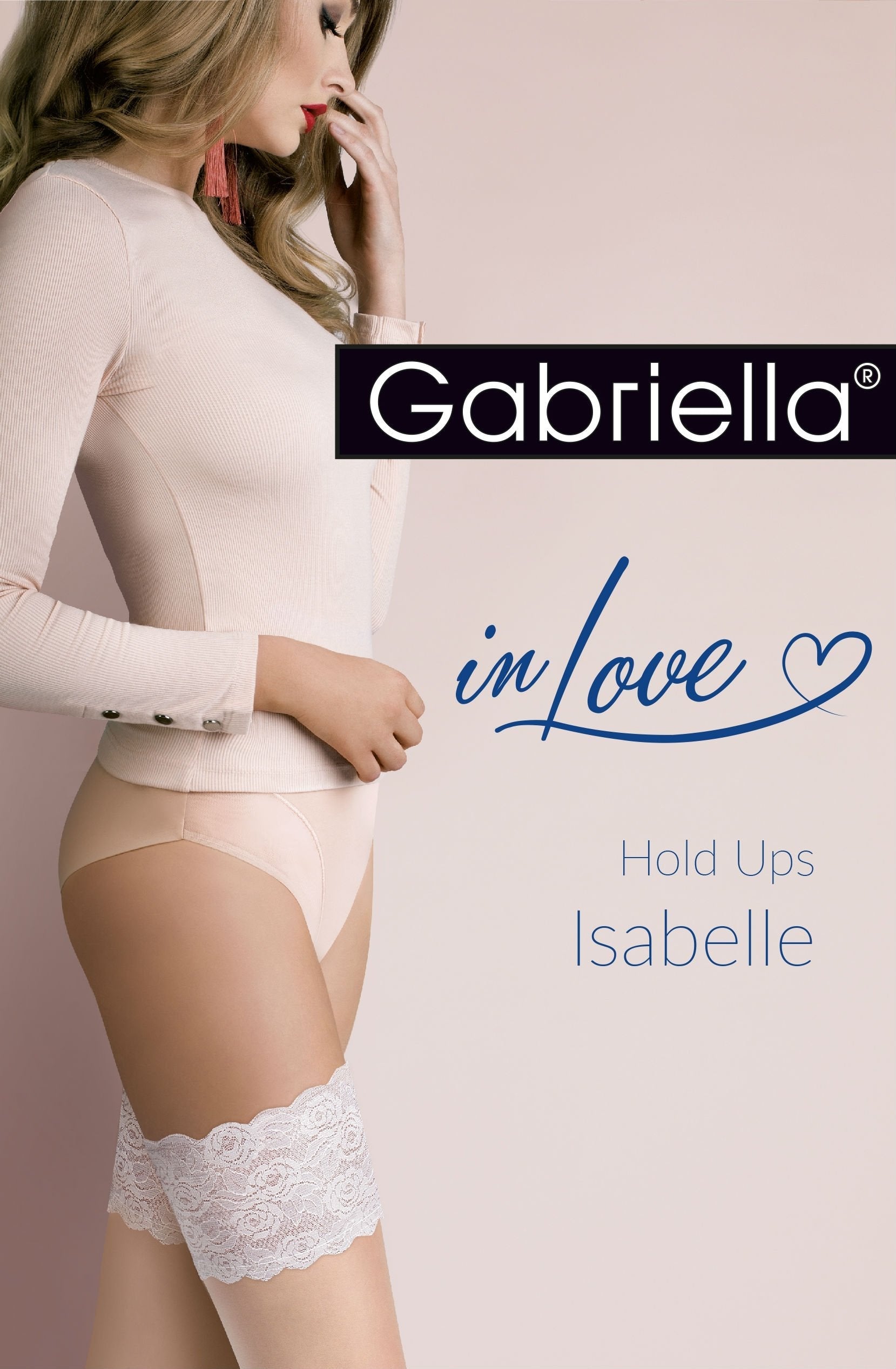 Vibrators, Sex Toy Kits and Sex Toys at Cloud9Adults - Gabriella Isabelle Hold Ups Natural/Blue - Buy Sex Toys Online