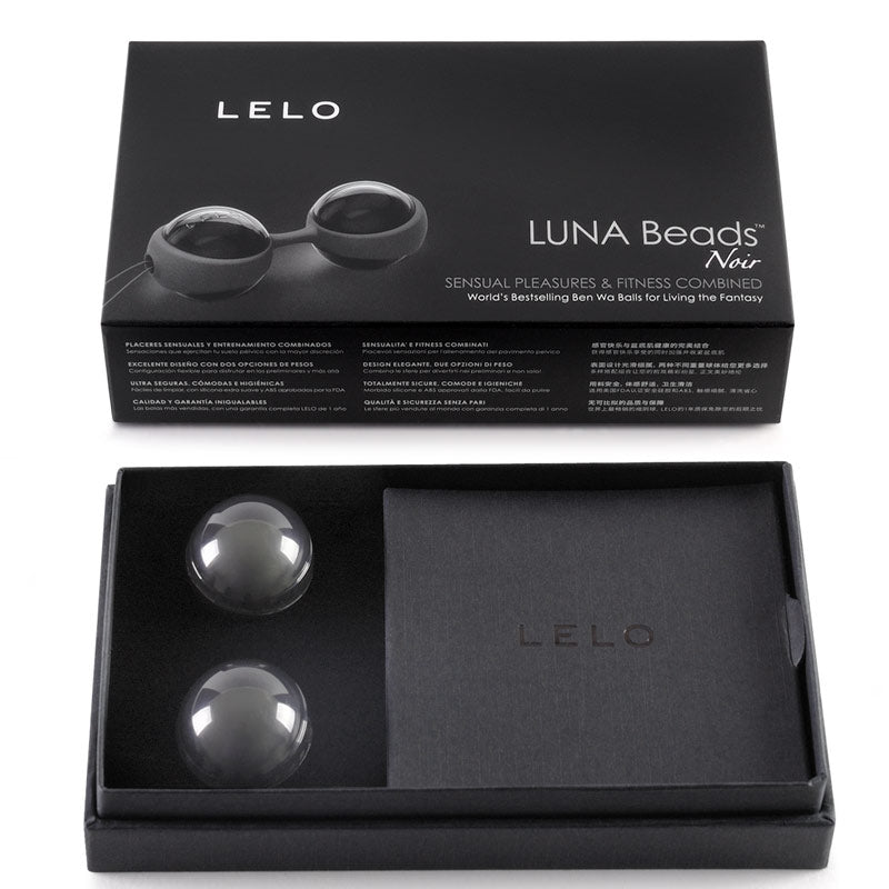 Vibrators, Sex Toy Kits and Sex Toys at Cloud9Adults - Lelo Luna Beads Noir - Buy Sex Toys Online