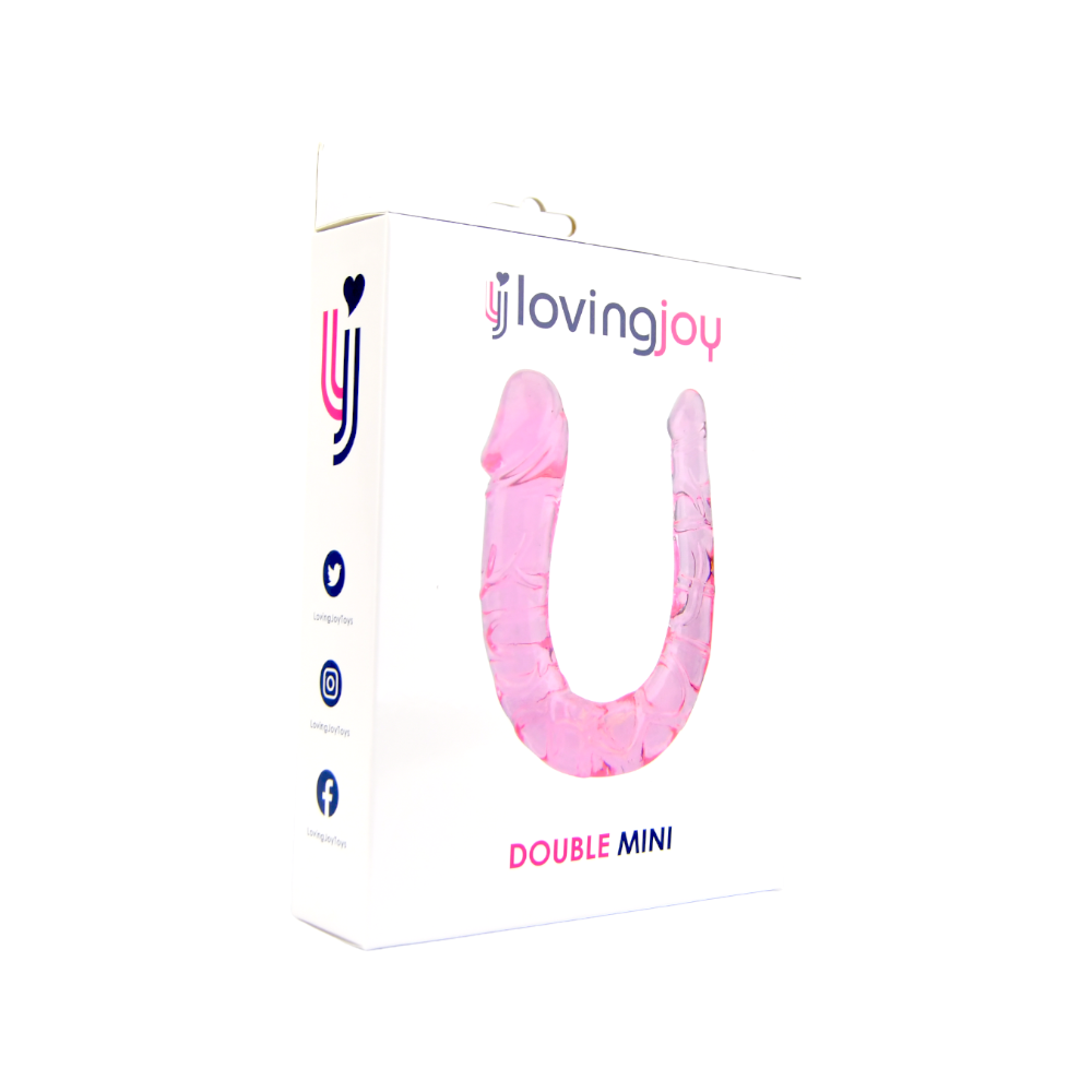 Vibrators, Sex Toy Kits and Sex Toys at Cloud9Adults - Loving Joy Double Mini Dildo Pink - Buy Sex Toys Online