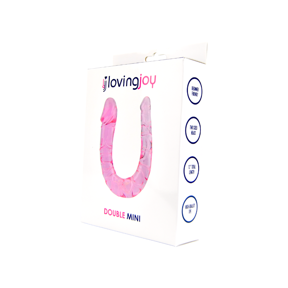 Vibrators, Sex Toy Kits and Sex Toys at Cloud9Adults - Loving Joy Double Mini Dildo Pink - Buy Sex Toys Online