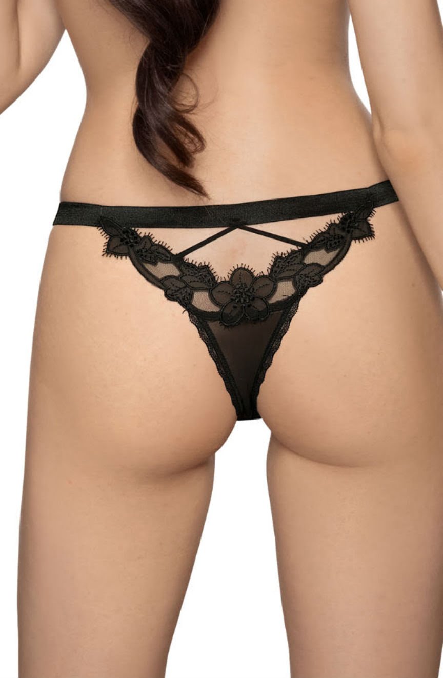 Vibrators, Sex Toy Kits and Sex Toys at Cloud9Adults - Roza Malani Black Thong - Buy Sex Toys Online