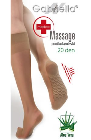 Vibrators, Sex Toy Kits and Sex Toys at Cloud9Adults - Gabriella Medica Massage 20 Knee Highs Beige - Buy Sex Toys Online