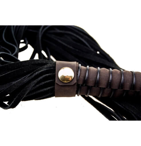 Vibrators, Sex Toy Kits and Sex Toys at Cloud9Adults - BOUND Nubuck Leather Flogger - Buy Sex Toys Online