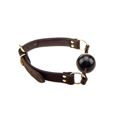 Vibrators, Sex Toy Kits and Sex Toys at Cloud9Adults - BOUND Nubuck Leather Solid Ball Gag - Buy Sex Toys Online