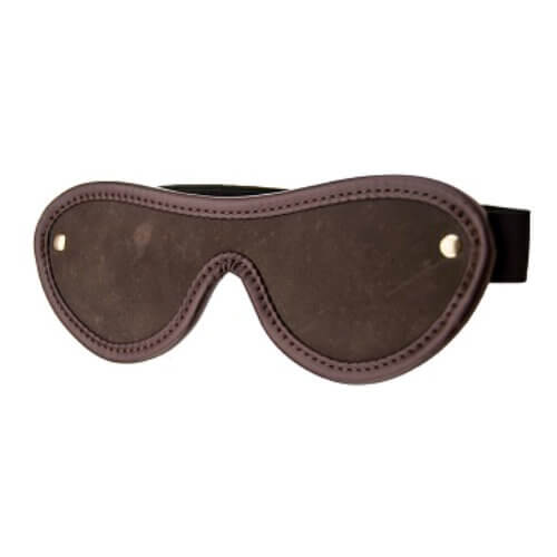 Vibrators, Sex Toy Kits and Sex Toys at Cloud9Adults - BOUND Nubuck Leather Blindfold - Buy Sex Toys Online