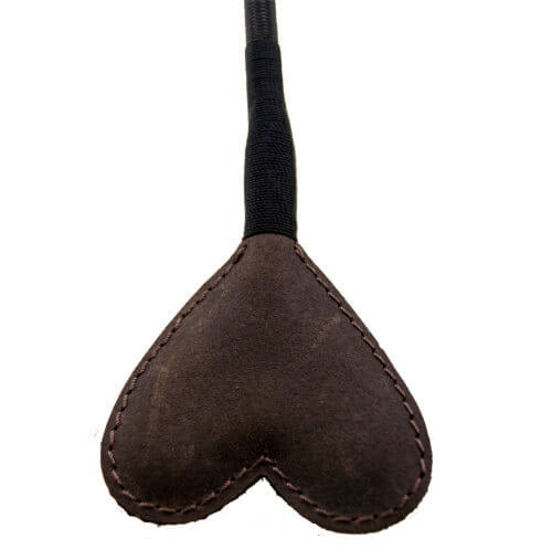 Vibrators, Sex Toy Kits and Sex Toys at Cloud9Adults - BOUND Nubuck Leather Heart-Shaped Crop - Buy Sex Toys Online