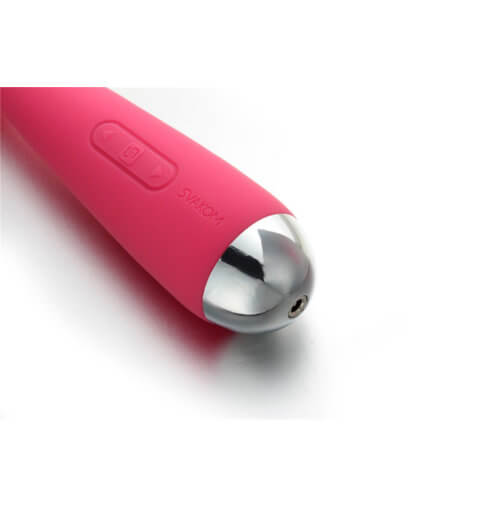 Vibrators, Sex Toy Kits and Sex Toys at Cloud9Adults - Svakom Emma Mini 100% Waterproof Wand Massager Vibe-Red - Buy Sex Toys Online