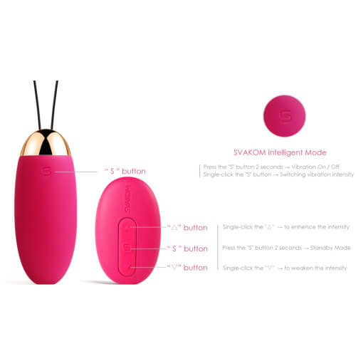 Vibrators, Sex Toy Kits and Sex Toys at Cloud9Adults - Svakom Elva Remote Control Vibrating Bullet - Buy Sex Toys Online