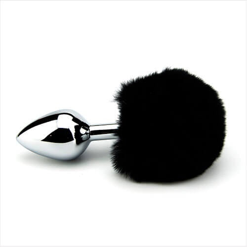 Vibrators, Sex Toy Kits and Sex Toys at Cloud9Adults - Furry Fantasy Black Bunny Tail Butt Plug - Buy Sex Toys Online
