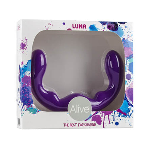 Vibrators, Sex Toy Kits and Sex Toys at Cloud9Adults - Alive Luna Silicone Double Dildo - Buy Sex Toys Online