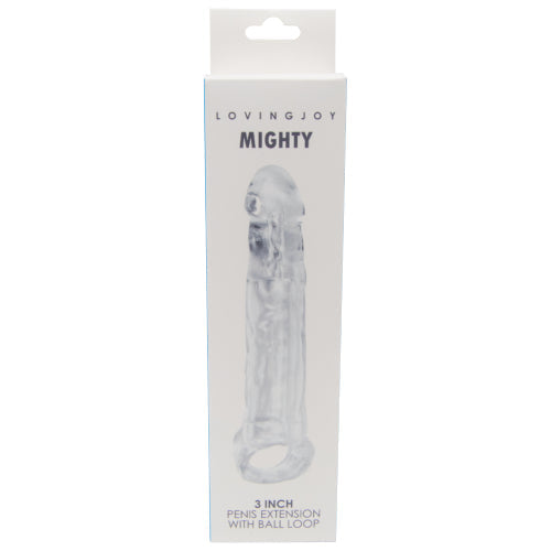Vibrators, Sex Toy Kits and Sex Toys at Cloud9Adults - Loving Joy Mighty 3 Inch Penis Extension with Ball Loop - Buy Sex Toys Online