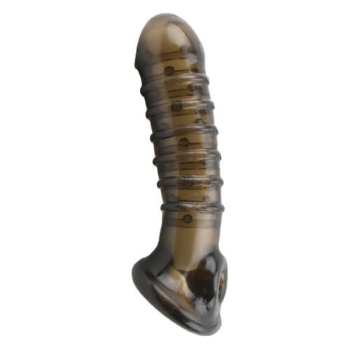 Vibrators, Sex Toy Kits and Sex Toys at Cloud9Adults - Loving Joy Boss Textured Penis Sleeve with Ball Loop - Buy Sex Toys Online