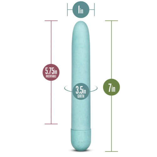 Vibrators, Sex Toy Kits and Sex Toys at Cloud9Adults - Gaia Biodegradable Eco Vibrator Blue - Buy Sex Toys Online