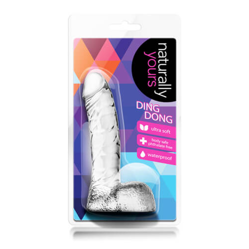Vibrators, Sex Toy Kits and Sex Toys at Cloud9Adults - Clear Realistic Dildo with Balls 5.5 Inch - Buy Sex Toys Online